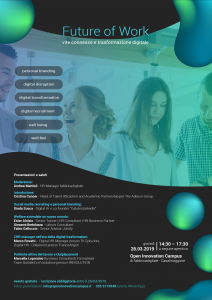 Programma dell'evento Future of Work - 28 marzo in OIC